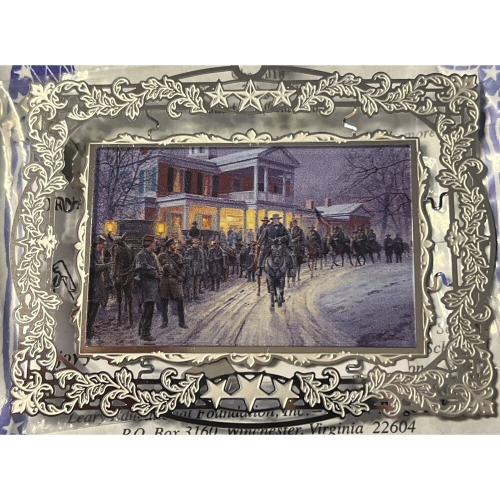 2018 Mort Kunstler Christmas Ornament Timber Ridge Civil War General Lee